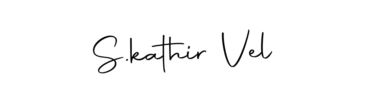 Create a beautiful signature design for name S.kathir Vel. With this signature (Autography-DOLnW) fonts, you can make a handwritten signature for free. S.kathir Vel signature style 10 images and pictures png