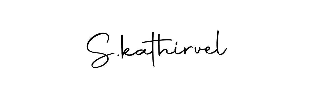 Design your own signature with our free online signature maker. With this signature software, you can create a handwritten (Autography-DOLnW) signature for name S.kathirvel. S.kathirvel signature style 10 images and pictures png