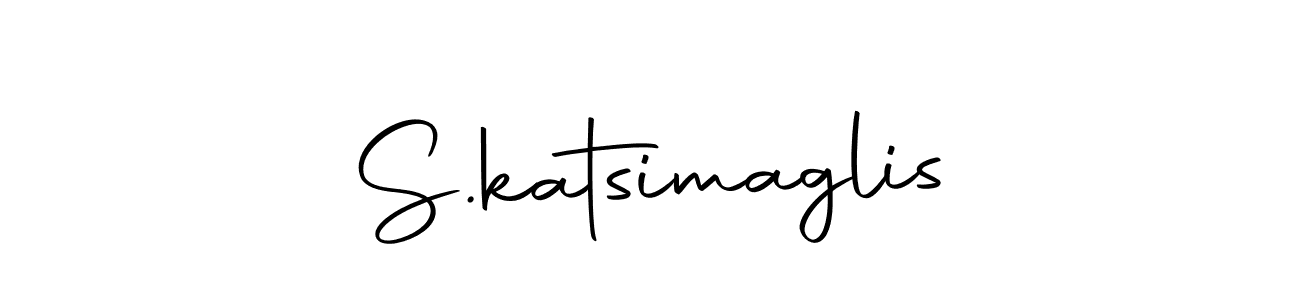 The best way (Autography-DOLnW) to make a short signature is to pick only two or three words in your name. The name S.katsimaglis include a total of six letters. For converting this name. S.katsimaglis signature style 10 images and pictures png