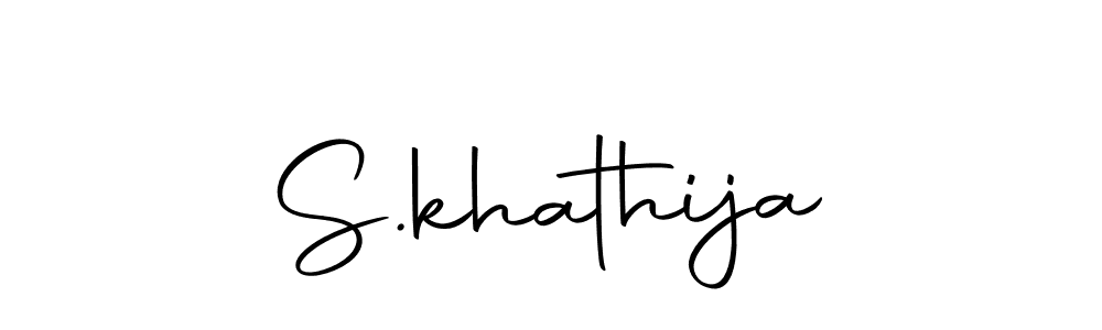 Use a signature maker to create a handwritten signature online. With this signature software, you can design (Autography-DOLnW) your own signature for name S.khathija. S.khathija signature style 10 images and pictures png