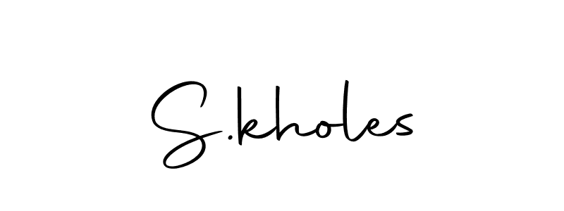 This is the best signature style for the S.kholes name. Also you like these signature font (Autography-DOLnW). Mix name signature. S.kholes signature style 10 images and pictures png