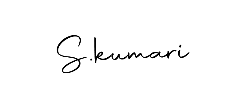 Use a signature maker to create a handwritten signature online. With this signature software, you can design (Autography-DOLnW) your own signature for name S.kumari. S.kumari signature style 10 images and pictures png