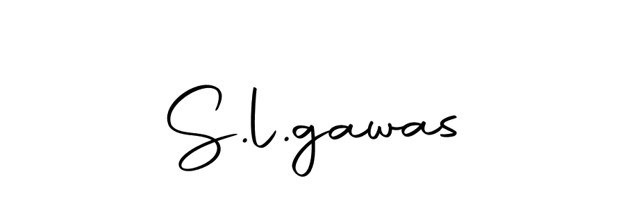 if you are searching for the best signature style for your name S.l.gawas. so please give up your signature search. here we have designed multiple signature styles  using Autography-DOLnW. S.l.gawas signature style 10 images and pictures png
