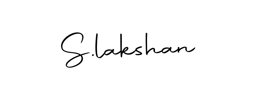 Make a beautiful signature design for name S.lakshan. With this signature (Autography-DOLnW) style, you can create a handwritten signature for free. S.lakshan signature style 10 images and pictures png