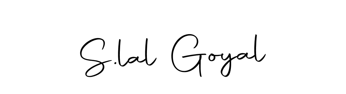 Design your own signature with our free online signature maker. With this signature software, you can create a handwritten (Autography-DOLnW) signature for name S.lal Goyal. S.lal Goyal signature style 10 images and pictures png