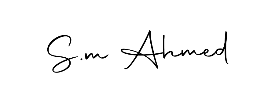 Best and Professional Signature Style for S.m Ahmed. Autography-DOLnW Best Signature Style Collection. S.m Ahmed signature style 10 images and pictures png