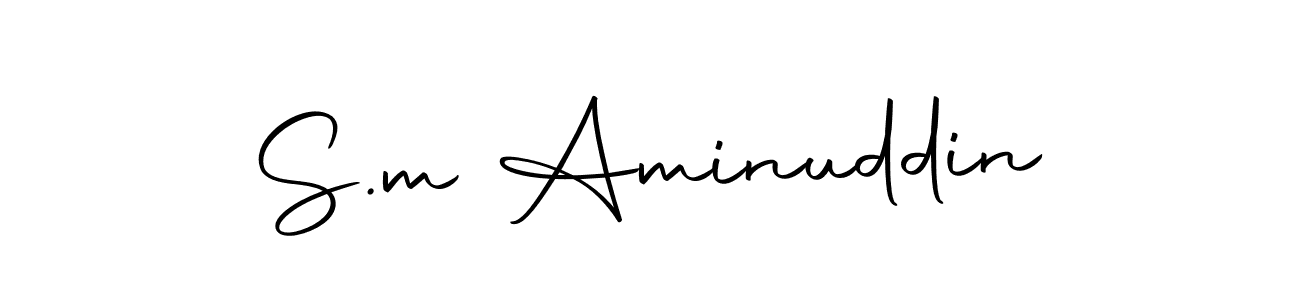 You can use this online signature creator to create a handwritten signature for the name S.m Aminuddin. This is the best online autograph maker. S.m Aminuddin signature style 10 images and pictures png