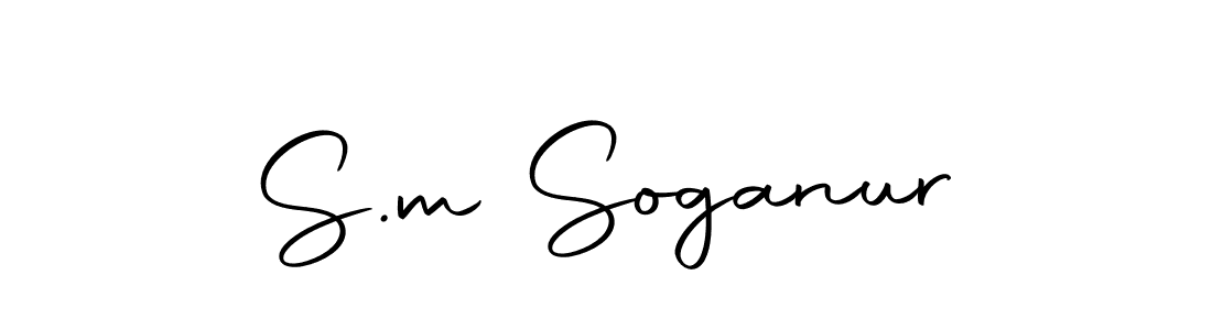 The best way (Autography-DOLnW) to make a short signature is to pick only two or three words in your name. The name S.m Soganur include a total of six letters. For converting this name. S.m Soganur signature style 10 images and pictures png