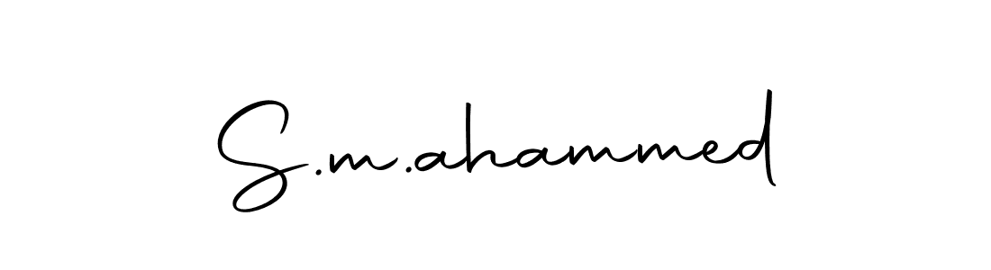 S.m.ahammed stylish signature style. Best Handwritten Sign (Autography-DOLnW) for my name. Handwritten Signature Collection Ideas for my name S.m.ahammed. S.m.ahammed signature style 10 images and pictures png