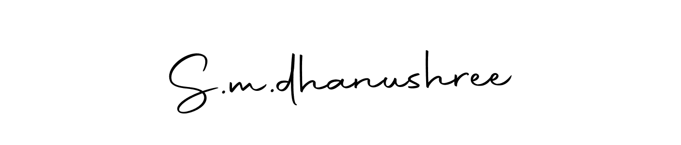 It looks lik you need a new signature style for name S.m.dhanushree. Design unique handwritten (Autography-DOLnW) signature with our free signature maker in just a few clicks. S.m.dhanushree signature style 10 images and pictures png