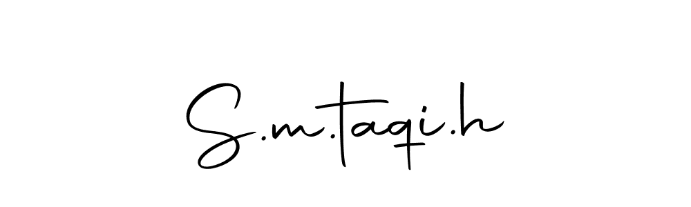 You can use this online signature creator to create a handwritten signature for the name S.m.taqi.h. This is the best online autograph maker. S.m.taqi.h signature style 10 images and pictures png