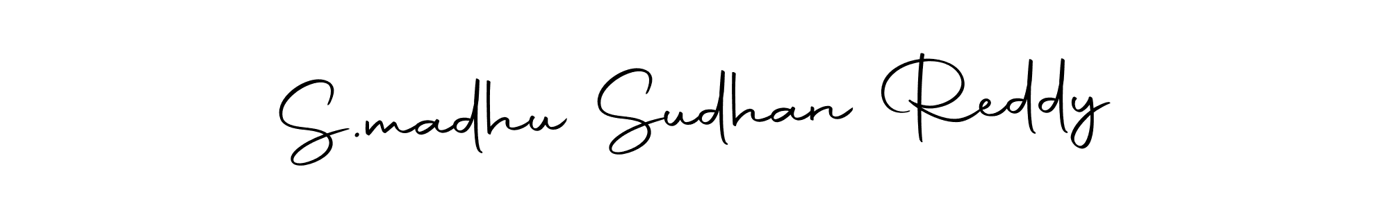 Also You can easily find your signature by using the search form. We will create S.madhu Sudhan Reddy name handwritten signature images for you free of cost using Autography-DOLnW sign style. S.madhu Sudhan Reddy signature style 10 images and pictures png