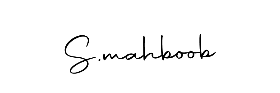 Use a signature maker to create a handwritten signature online. With this signature software, you can design (Autography-DOLnW) your own signature for name S.mahboob. S.mahboob signature style 10 images and pictures png