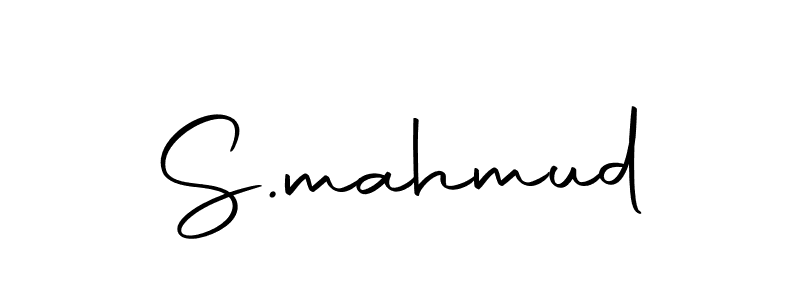 S.mahmud stylish signature style. Best Handwritten Sign (Autography-DOLnW) for my name. Handwritten Signature Collection Ideas for my name S.mahmud. S.mahmud signature style 10 images and pictures png