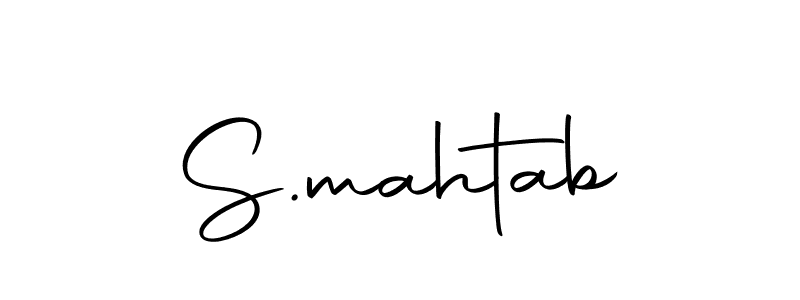 Design your own signature with our free online signature maker. With this signature software, you can create a handwritten (Autography-DOLnW) signature for name S.mahtab. S.mahtab signature style 10 images and pictures png