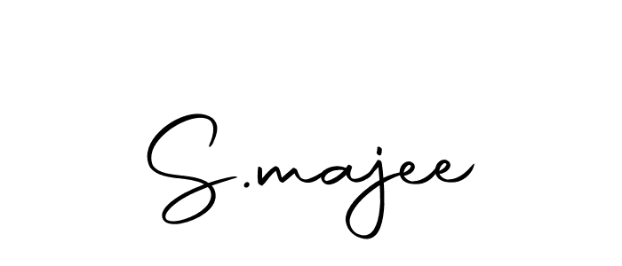 How to make S.majee name signature. Use Autography-DOLnW style for creating short signs online. This is the latest handwritten sign. S.majee signature style 10 images and pictures png