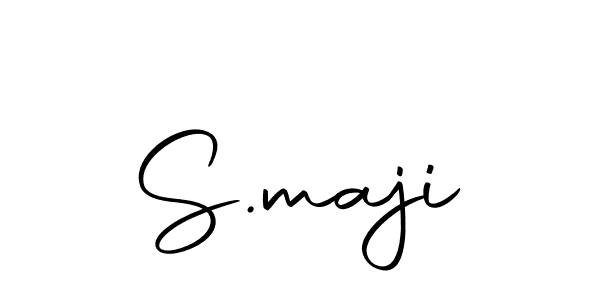 The best way (Autography-DOLnW) to make a short signature is to pick only two or three words in your name. The name S.maji include a total of six letters. For converting this name. S.maji signature style 10 images and pictures png