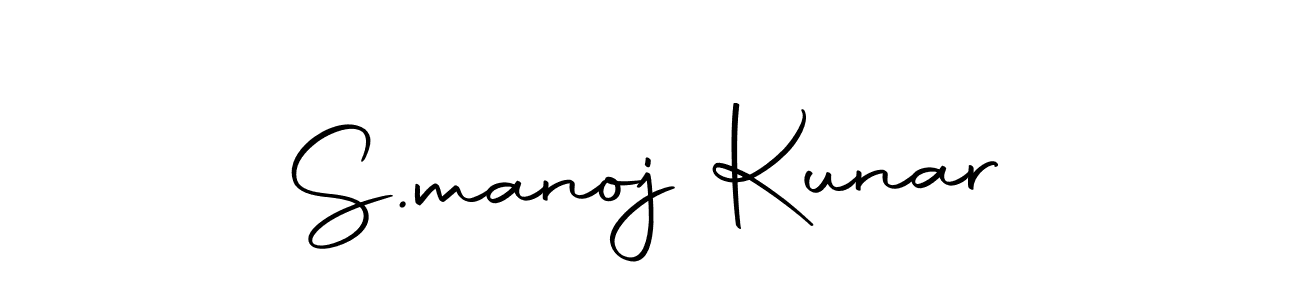 The best way (Autography-DOLnW) to make a short signature is to pick only two or three words in your name. The name S.manoj Kunar include a total of six letters. For converting this name. S.manoj Kunar signature style 10 images and pictures png