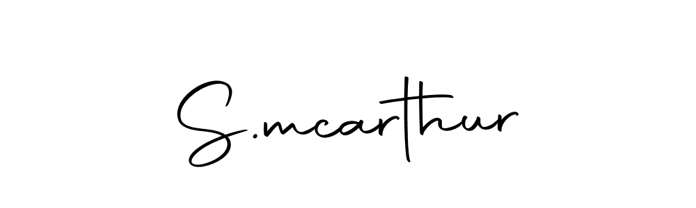 S.mcarthur stylish signature style. Best Handwritten Sign (Autography-DOLnW) for my name. Handwritten Signature Collection Ideas for my name S.mcarthur. S.mcarthur signature style 10 images and pictures png