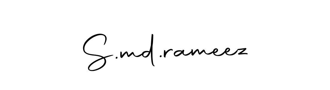 Similarly Autography-DOLnW is the best handwritten signature design. Signature creator online .You can use it as an online autograph creator for name S.md.rameez. S.md.rameez signature style 10 images and pictures png