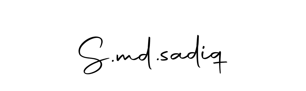 Similarly Autography-DOLnW is the best handwritten signature design. Signature creator online .You can use it as an online autograph creator for name S.md.sadiq. S.md.sadiq signature style 10 images and pictures png