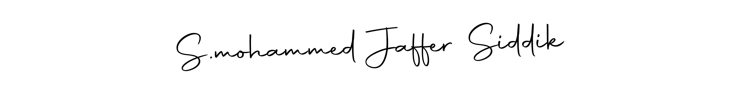 It looks lik you need a new signature style for name S.mohammed Jaffer Siddik. Design unique handwritten (Autography-DOLnW) signature with our free signature maker in just a few clicks. S.mohammed Jaffer Siddik signature style 10 images and pictures png