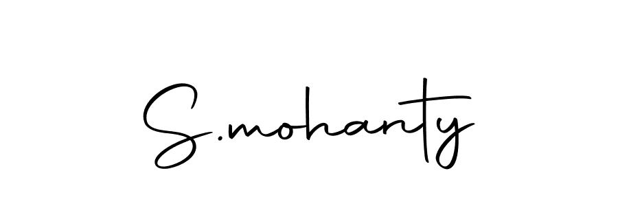 Make a beautiful signature design for name S.mohanty. Use this online signature maker to create a handwritten signature for free. S.mohanty signature style 10 images and pictures png