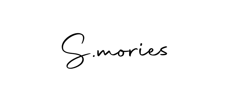 S.mories stylish signature style. Best Handwritten Sign (Autography-DOLnW) for my name. Handwritten Signature Collection Ideas for my name S.mories. S.mories signature style 10 images and pictures png
