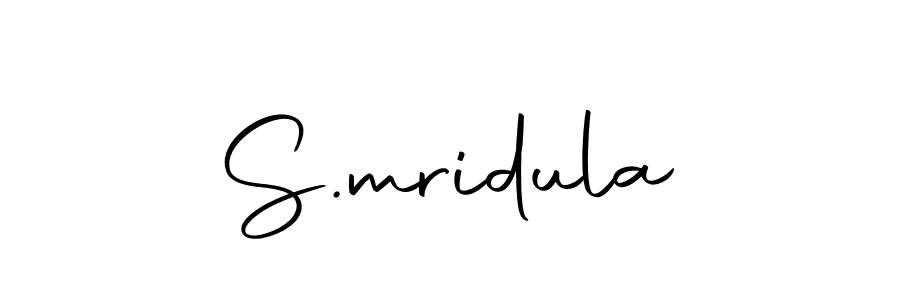 You should practise on your own different ways (Autography-DOLnW) to write your name (S.mridula) in signature. don't let someone else do it for you. S.mridula signature style 10 images and pictures png