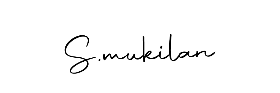 The best way (Autography-DOLnW) to make a short signature is to pick only two or three words in your name. The name S.mukilan include a total of six letters. For converting this name. S.mukilan signature style 10 images and pictures png