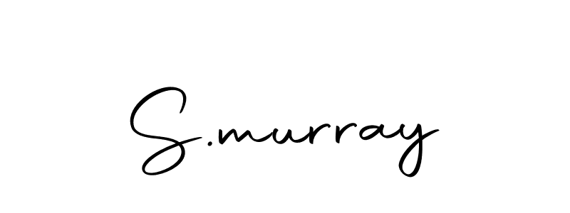 Make a beautiful signature design for name S.murray. With this signature (Autography-DOLnW) style, you can create a handwritten signature for free. S.murray signature style 10 images and pictures png