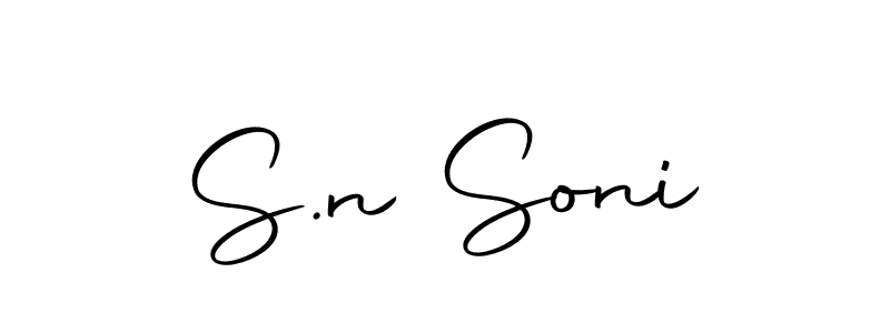 Make a short S.n Soni signature style. Manage your documents anywhere anytime using Autography-DOLnW. Create and add eSignatures, submit forms, share and send files easily. S.n Soni signature style 10 images and pictures png