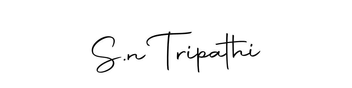 Design your own signature with our free online signature maker. With this signature software, you can create a handwritten (Autography-DOLnW) signature for name S.n Tripathi. S.n Tripathi signature style 10 images and pictures png