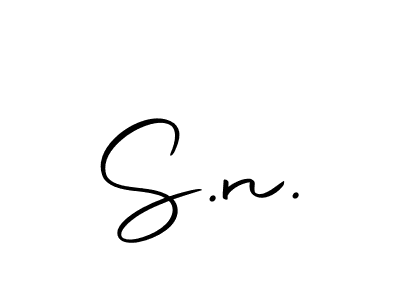 if you are searching for the best signature style for your name S.n.. so please give up your signature search. here we have designed multiple signature styles  using Autography-DOLnW. S.n. signature style 10 images and pictures png