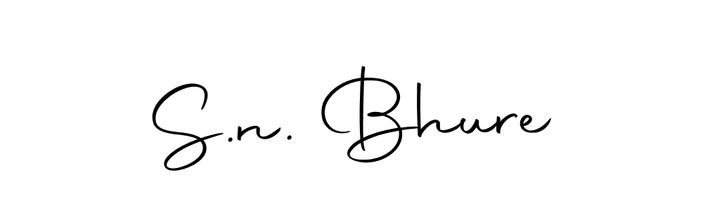 Here are the top 10 professional signature styles for the name S.n. Bhure. These are the best autograph styles you can use for your name. S.n. Bhure signature style 10 images and pictures png