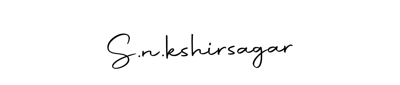 The best way (Autography-DOLnW) to make a short signature is to pick only two or three words in your name. The name S.n.kshirsagar include a total of six letters. For converting this name. S.n.kshirsagar signature style 10 images and pictures png