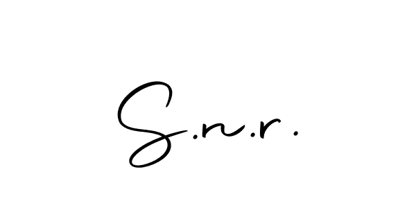 if you are searching for the best signature style for your name S.n.r.. so please give up your signature search. here we have designed multiple signature styles  using Autography-DOLnW. S.n.r. signature style 10 images and pictures png