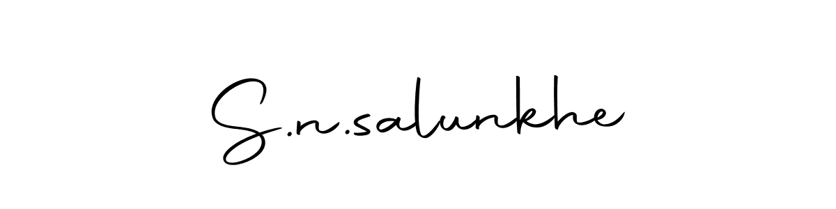 You can use this online signature creator to create a handwritten signature for the name S.n.salunkhe. This is the best online autograph maker. S.n.salunkhe signature style 10 images and pictures png