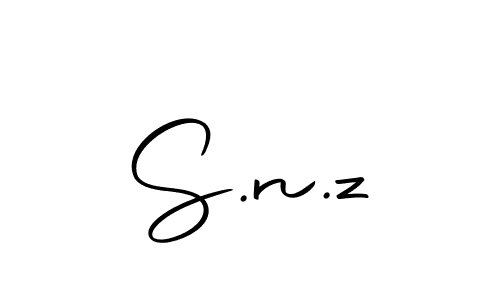 Autography-DOLnW is a professional signature style that is perfect for those who want to add a touch of class to their signature. It is also a great choice for those who want to make their signature more unique. Get S.n.z name to fancy signature for free. S.n.z signature style 10 images and pictures png