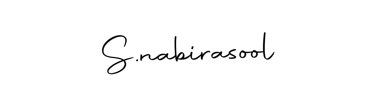 How to Draw S.nabirasool signature style? Autography-DOLnW is a latest design signature styles for name S.nabirasool. S.nabirasool signature style 10 images and pictures png