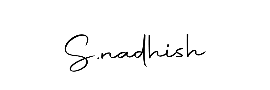 Here are the top 10 professional signature styles for the name S.nadhish. These are the best autograph styles you can use for your name. S.nadhish signature style 10 images and pictures png