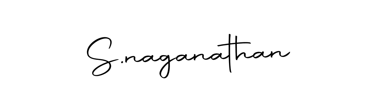 How to make S.naganathan signature? Autography-DOLnW is a professional autograph style. Create handwritten signature for S.naganathan name. S.naganathan signature style 10 images and pictures png