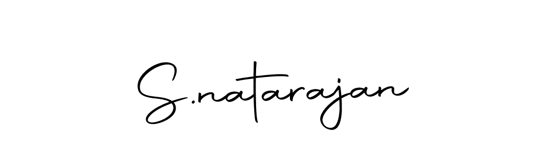 How to make S.natarajan signature? Autography-DOLnW is a professional autograph style. Create handwritten signature for S.natarajan name. S.natarajan signature style 10 images and pictures png