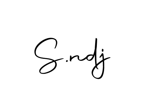 Make a beautiful signature design for name S.ndj. Use this online signature maker to create a handwritten signature for free. S.ndj signature style 10 images and pictures png
