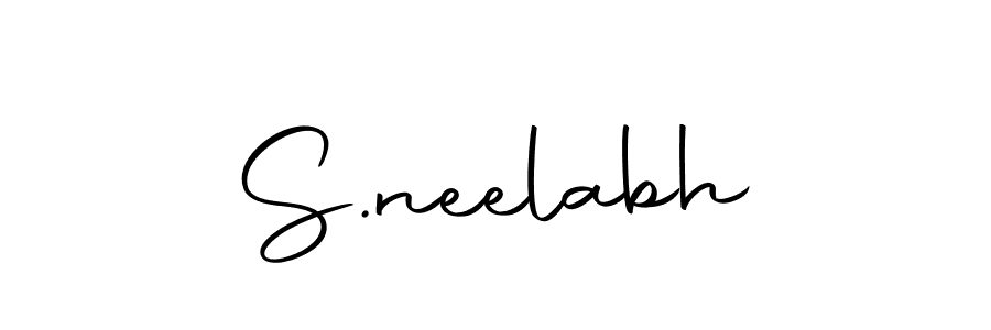 You should practise on your own different ways (Autography-DOLnW) to write your name (S.neelabh) in signature. don't let someone else do it for you. S.neelabh signature style 10 images and pictures png