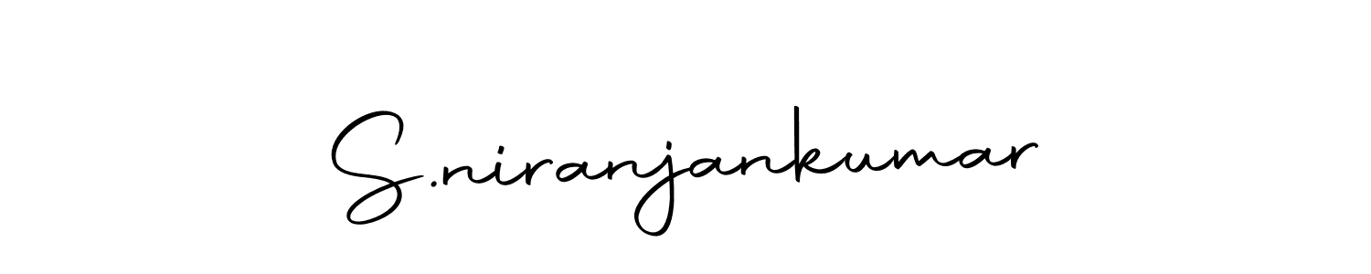 Make a beautiful signature design for name S.niranjankumar. Use this online signature maker to create a handwritten signature for free. S.niranjankumar signature style 10 images and pictures png