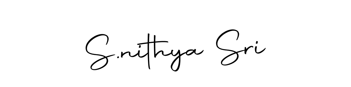Autography-DOLnW is a professional signature style that is perfect for those who want to add a touch of class to their signature. It is also a great choice for those who want to make their signature more unique. Get S.nithya Sri name to fancy signature for free. S.nithya Sri signature style 10 images and pictures png