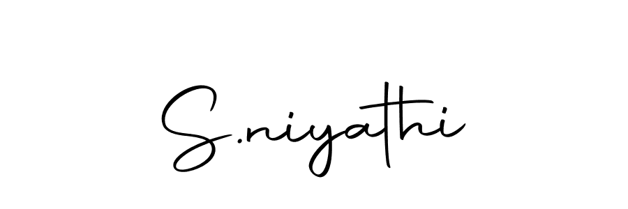 How to make S.niyathi name signature. Use Autography-DOLnW style for creating short signs online. This is the latest handwritten sign. S.niyathi signature style 10 images and pictures png