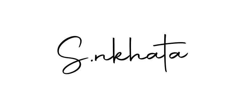 The best way (Autography-DOLnW) to make a short signature is to pick only two or three words in your name. The name S.nkhata include a total of six letters. For converting this name. S.nkhata signature style 10 images and pictures png