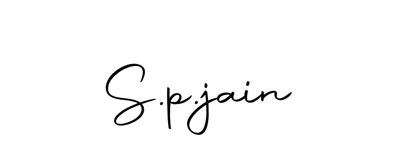 How to make S.p.jain name signature. Use Autography-DOLnW style for creating short signs online. This is the latest handwritten sign. S.p.jain signature style 10 images and pictures png